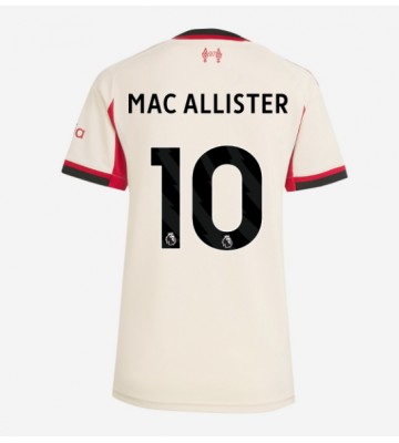 Liverpool Alexis Mac Allister #10 Replik Auswärtstrikot Damen 2025-26 Kurzarm